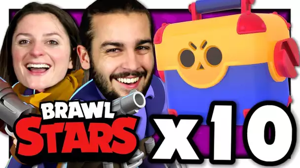 ON A CRAQUÉ... ON OUVRE 10 MEGABOITES ! | PACK OPENING BRAWL STARS FR