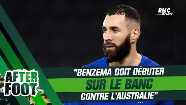 Coupe du monde 2022 : "Benzema doit démarrer sur le banc contre l'Australie" lance Diaz