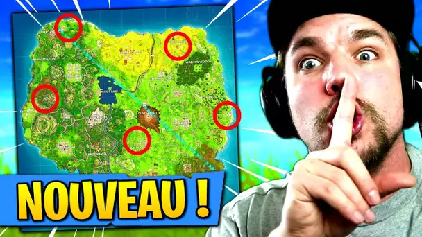 NOUVEAUX LIEUX SECRET sur FORTNITE: Battle Royale !! (Saison 4)