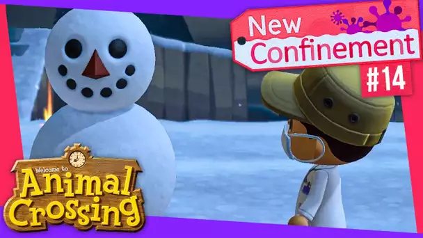 Mon PREMIER BONHOMME DE NEIGE ! #14 - Animal Crossing : New CONFINEMENT