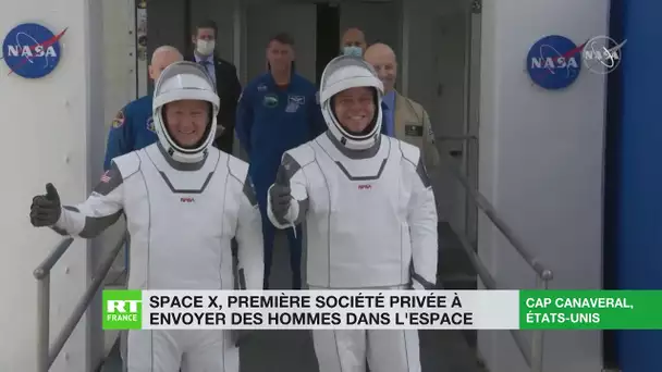 SpaceX, première société privée à envoyer des hommes dans l’espace