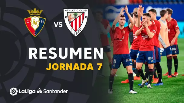 Resumen de CA Osasuna vs Athletic Club (1-0)