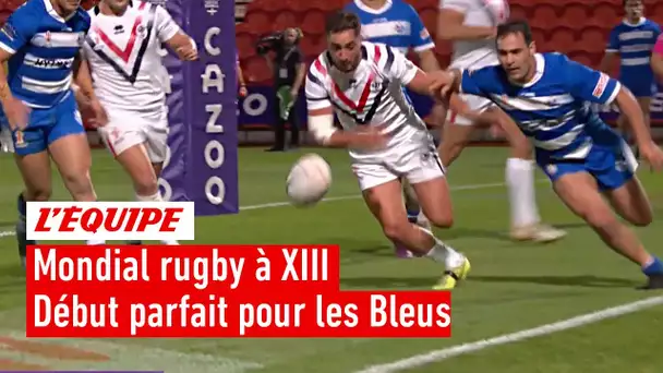 Mondial rugby à XIII : Les Bleus s'imposent sans trembler contre la Grèce pour leur entrée en lice