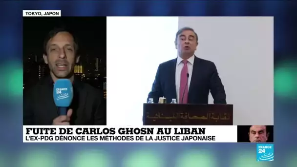 Conférence de presse de C. Ghosn : l'ex-PDG dénonce les méthodes de la justice japonaise