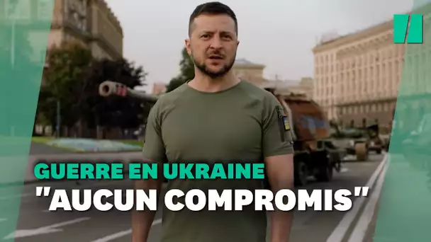 « L’Ukraine se battra jusqu’au bout »  : le message combatif de Zelensky à son peuple