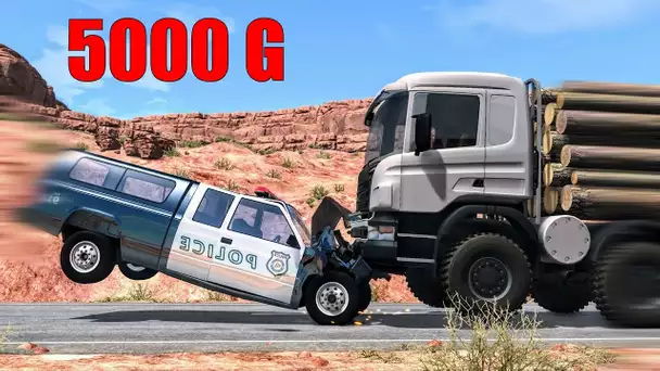 QUE SE PASSE T'IL SI L'ON RENVERSE UN PIETON A 130 KM/H ? (Et bien plus...) BeamNG Experience