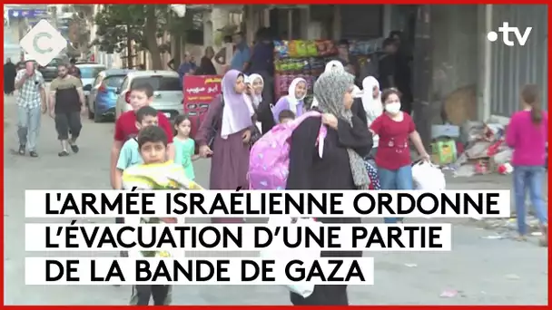 Plus d’un million de Gazaouis sommés d’évacuer vers le sud - L’Édito - C à vous - 13/10/2023