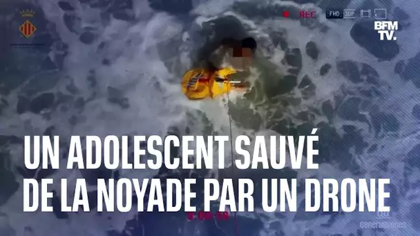 Au large d’une plage de Valence, un adolescent sauvé de la noyade grâce à un drone