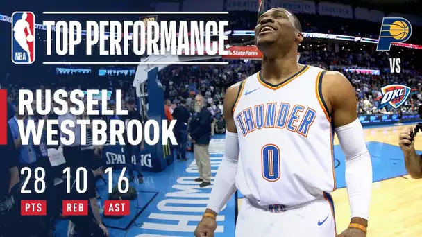 Russell Westbrook Records 81st Career Triple-Double l October 25, 2017