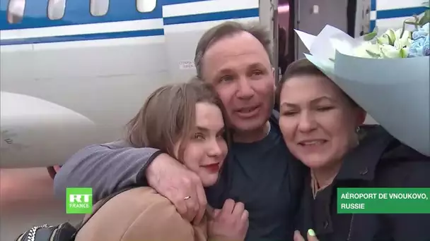 «Ça ne m'a pas brisé» : l'ancien prisonnier russe aux Etats-Unis Iarochenko retrouve sa famille