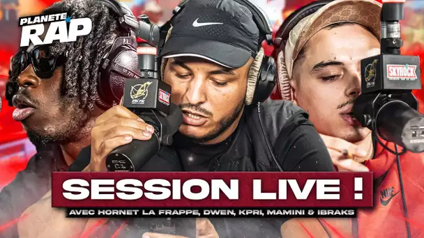 SESSION FREESTYLE avec Hornet La Frappe, Kpri, Dwen, Mamini & Ibraks ! #PlanèteRap