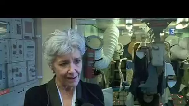 Claudie Haigneré en visite à la Cite de l&#039;espace à Toulouse