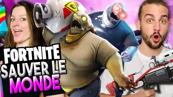 ON DEBLOQUE UNE NOUVELLE ZONE SUR FORTNITE SAUVER LE MONDE !