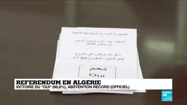 Algérie : le referendum approuvé avec une abstention record