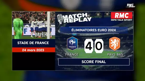 France 4-0 Pays-Bas : Griezmann, Mbappé, Maignan, la soirée parfaite des Bleus (goal replay RMC)