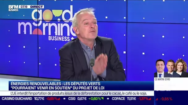 Charles Fournier (EELV) : Les Verts pourraient soutenir la loi sur les énergies renouvelables