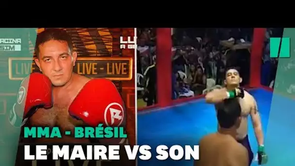 Au Brésil, ce maire se bat avec son ex-conseiller dans un combat MMA pour régler ses comptes