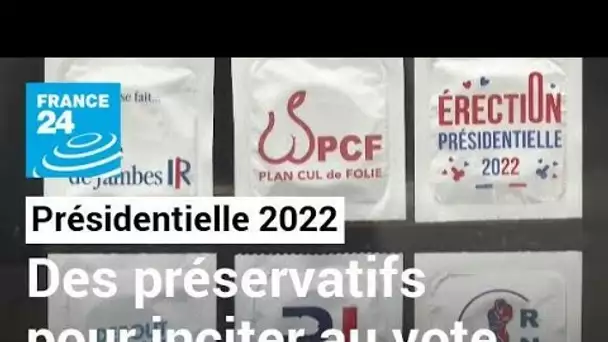 Présidentielle 2022 : des préservatifs décalés pour inciter au vote • FRANCE 24