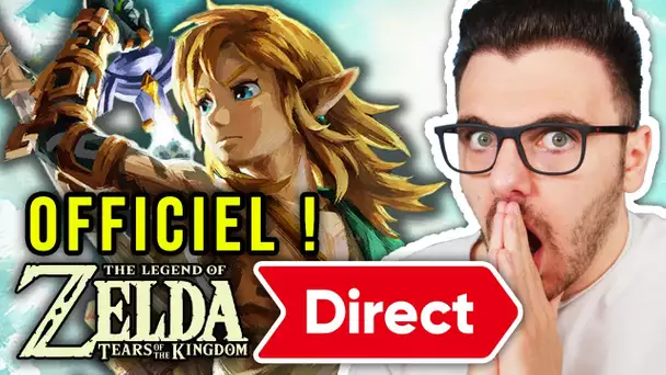 OFFICIEL ! Zelda TOTK DIRECT ! 10min GAMEPLAY 🎉 (BOTW 2)