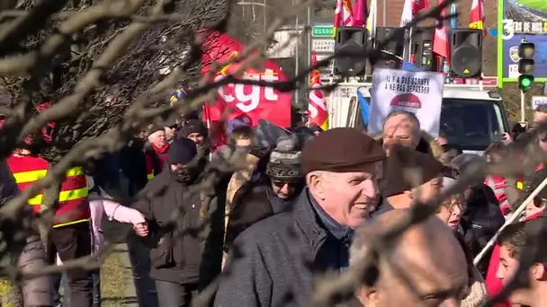 Grève contre la réforme des retraites : 3500 personnes mobilisées à Montbéliard