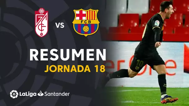 Resumen de Granada CF vs FC Barcelona (0-4)