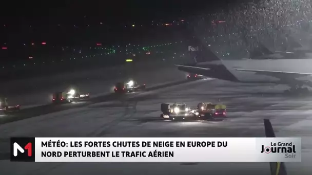Météo : Les fortes chutes de neige en Europe du nord perturbent le trafic aérien