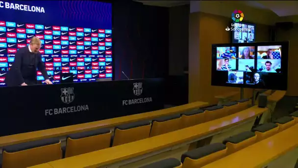 Rueda de prensa FC Barcleona vs Getafe CF