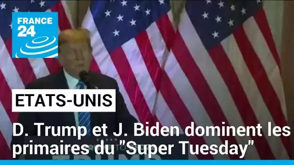 Présidentielle 2024 : Donald Trump et Joe Biden dominent les primaires du "Super Tuesday"