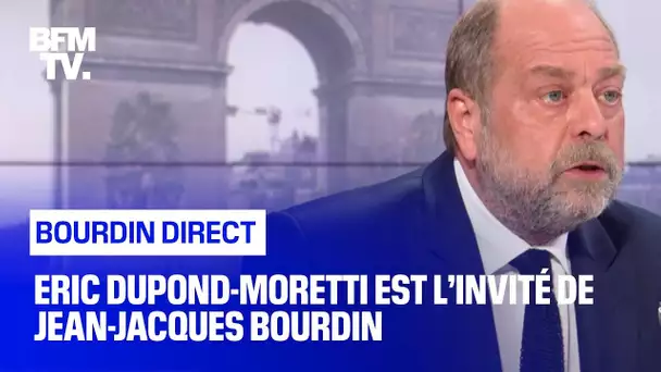 Eric Dupond-Moretti face à Jean-Jacques Bourdin en direct