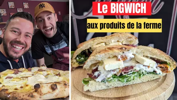 La PIZZA-SANDWICH XXL : une FOLIE CULINAIRE en Seine et Marne !