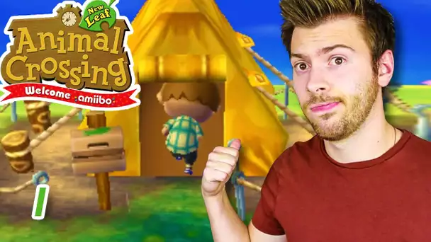 JE VIS DANS UNE TENTE - ANIMAL CROSSING NEW LEAF #1