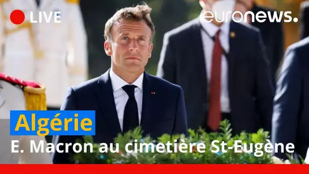En direct | E. Macron en Algérie : visite au cimetière St-Eugène