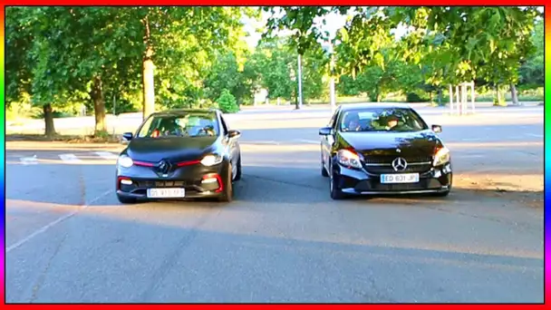 COURSE MERCEDES CLASSE A VS RENAULT CLIO 4 RS !