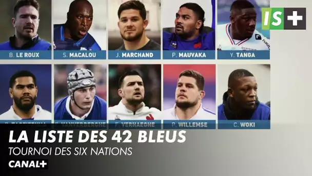 La liste des 42 Bleus - Tournoi des six Nations