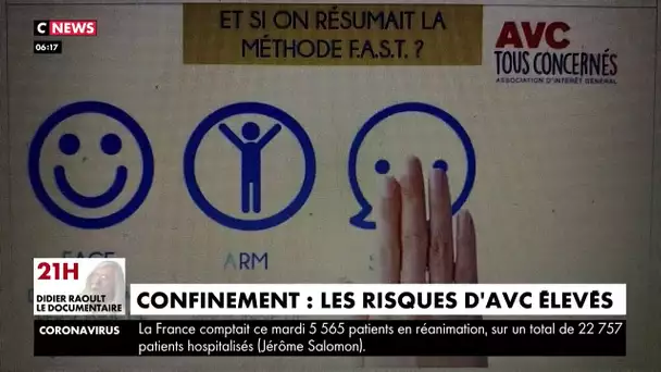 Avec le confinement, les risques d'AVC sont plus élevés