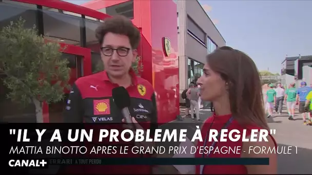 Mattia Binotto revient sur l'abandon de Charles Leclerc - Grand Prix d'Espagne - F1