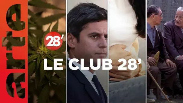 Légalisation du cannabis, assurance chômage, congé menstruel... : le Club 28' ! - 28 Minutes - ARTE