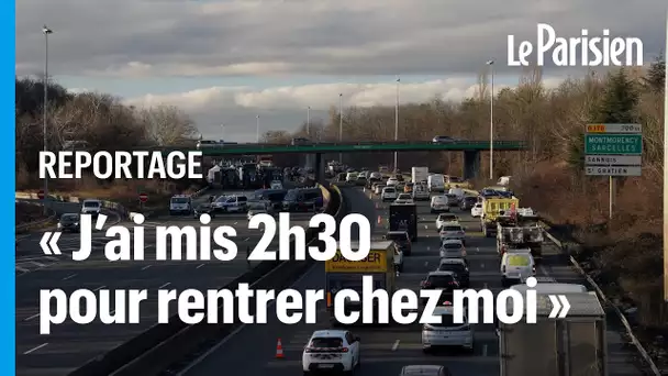 A 15 bloquée par les agriculteurs : « Même si je galère dans les bouchons, je les soutiens »