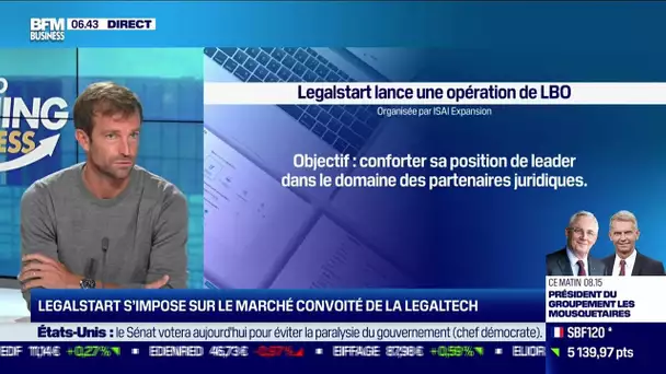 Timothée Rambaud (Legalstart.fr) : Legalstart s'impose sur le marché convoité de la legaltech