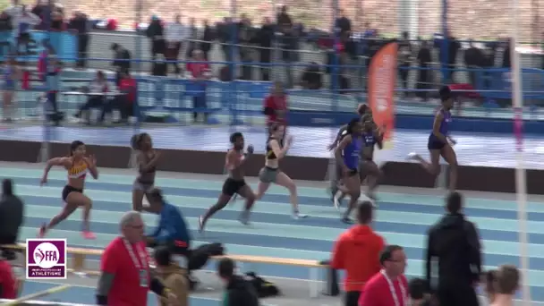 Nantes 2017 : Finale 60 m Juniors F (Flore-Julie Krakre en 7&#039;&#039;53)