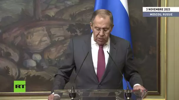 Sergueï Lavrov appelle à des « mesures immédiates » pour garantir un cessez-le-feu à Gaza