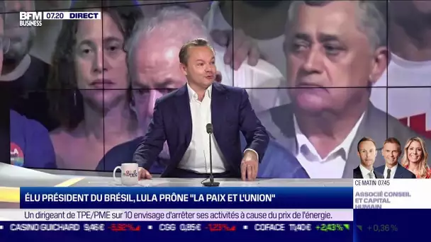 Élu Président du Brésil, Lula prône "la paix et l'union"