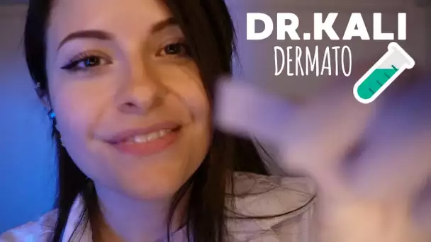 ASMR FRANCAIS 👩‍⚕️ ANALYSES du visage 🧪 Dermato et allergies (medecin, attention personnelle...)