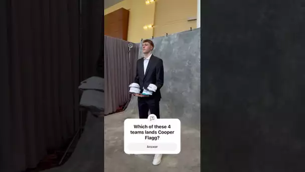 Cooper Flagg arrives to the 2025 NBA Draft Lottery!