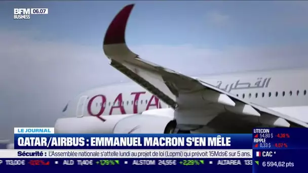 Qatar/Airbus: Emmanuel macron s'en mêle