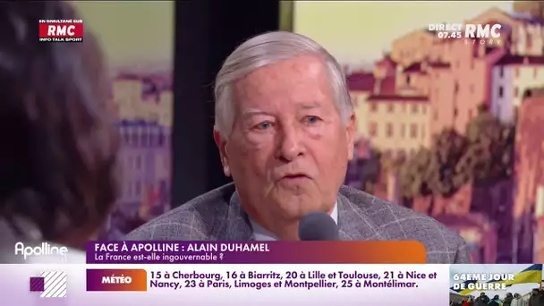 Duhamel : "Jean-Luc Mélenchon ne pense qu'à renverser le président, politiquement"