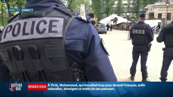La police intervient avec une opération de contrôle dans le quartier Stalingrad à Paris