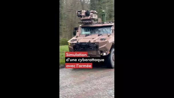 Simulation d'une cyberattaque avec l'armée