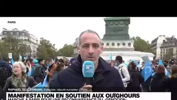 Raphaël Glucksmann appelle Emmanuel Macron à "porter la cause des Ouïghours à Bruxelles"