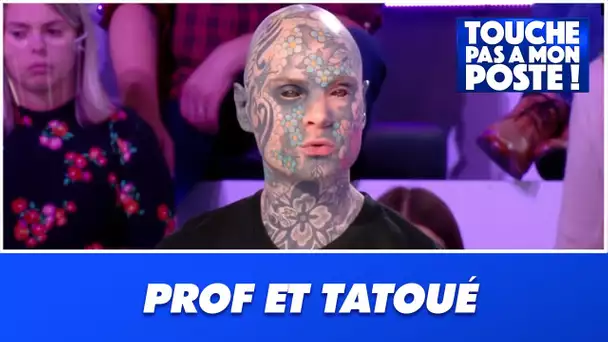 Sylvain, l'homme le plus tatoué de France explique son quotidien de professeur dans TPMP !